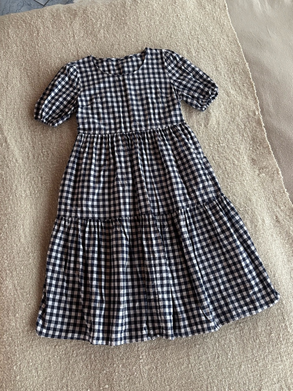 Cotton Gingham Dress
